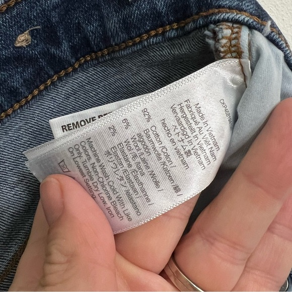 Madewell The Perfect Vintage Straight Jeans Bright Indigo Instacozy Edition - Picture 14 of 15